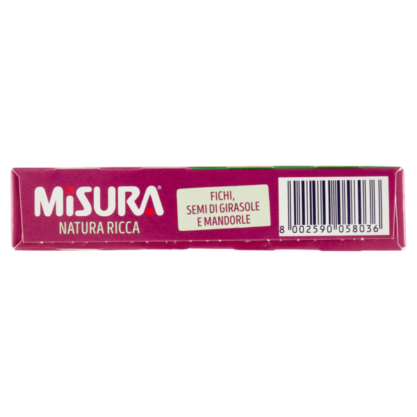 Misura Natura Ricca Fichi, Semi di Girasole e Mandorle 3 x 22 g