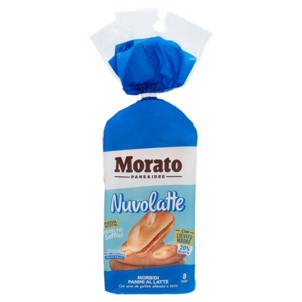 Morato Nuvolatte Morbidi Panini al Latte 8 x 50 g