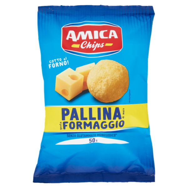 Amica Chips Pallina di mais gusto Formaggio 50 g