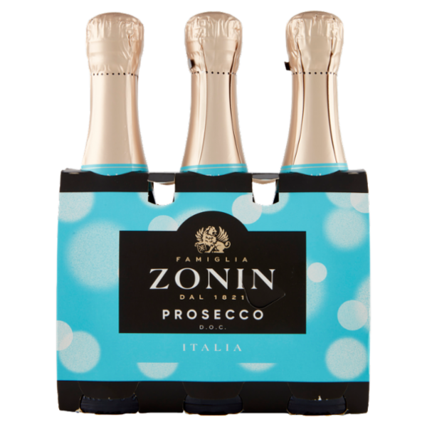 Zonin Prosecco D.O.C. Extra Dry 3 x 200 ml