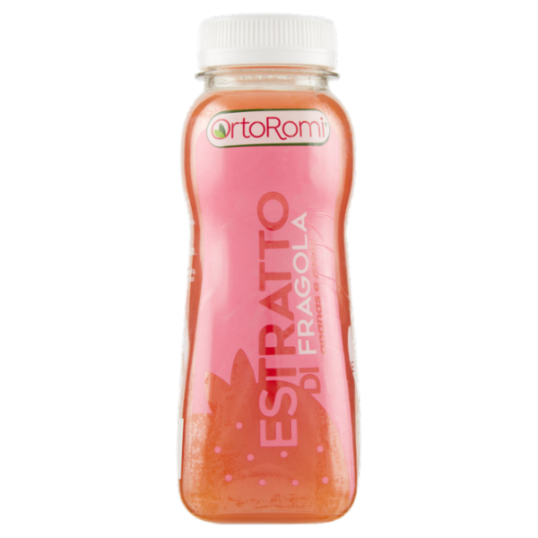 OrtoRomi Estratto di Fragola ananas e mela 250 ml
