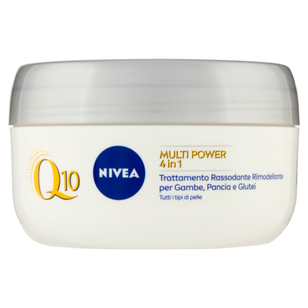 Nivea Q10 Multi Power 4 in 1 Trattamento Rassodante Rimodellante per Gambe, Pancia e Glutei 300 ml