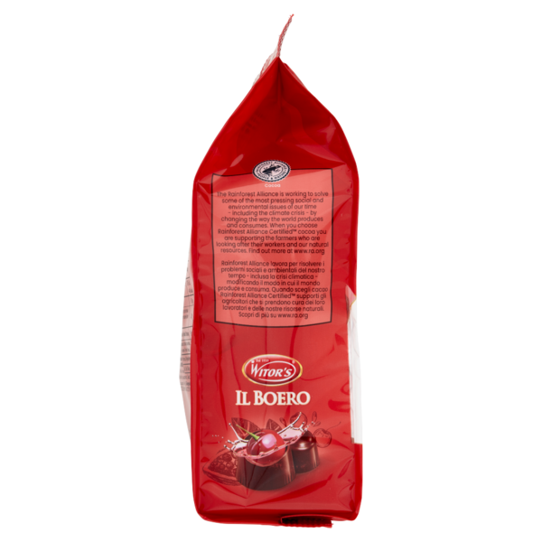 Witor's il Boero Cioccolato extra fondente con ciliegia e liquore 250 g