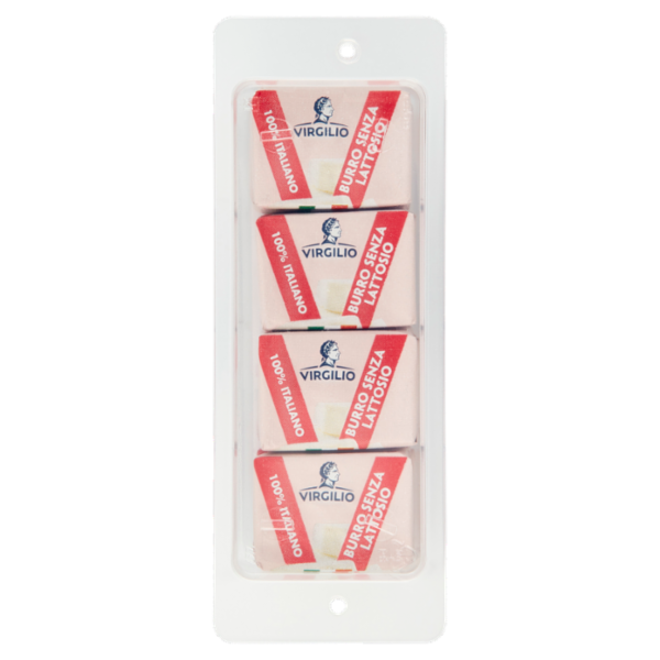 Virgilio Burro Senza Lattosio 12 x 8 g