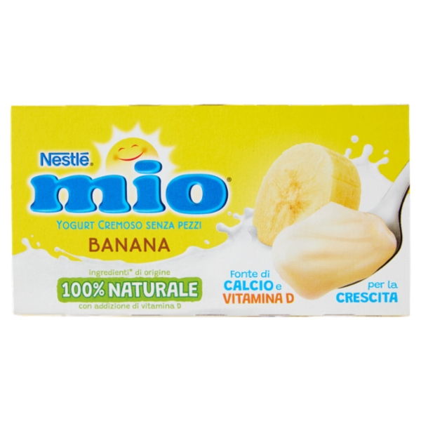 NESTLÉ MIO Yogurt Cremoso Banana 2 x 125 g