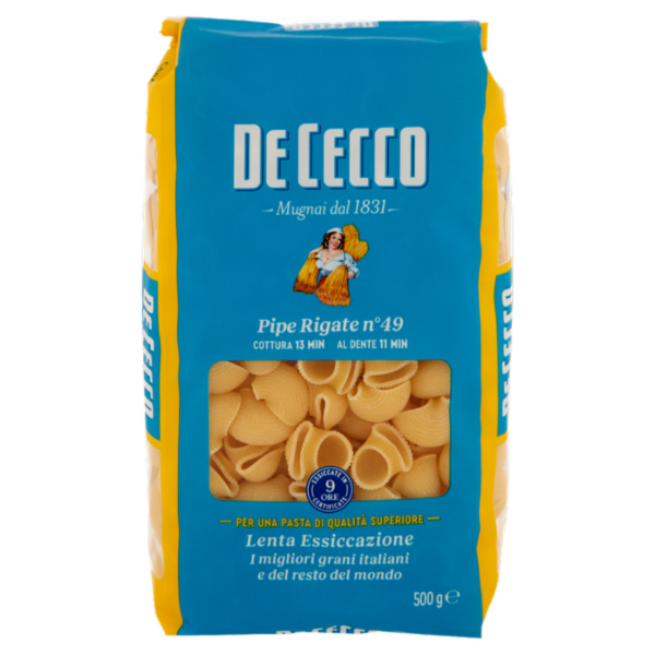 De Cecco Pipe Rigate n°49 500 g