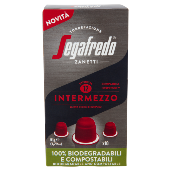 Segafredo Zanetti Intermezzo Capsule Compatibili Nespresso* 10 x 5,1 g
