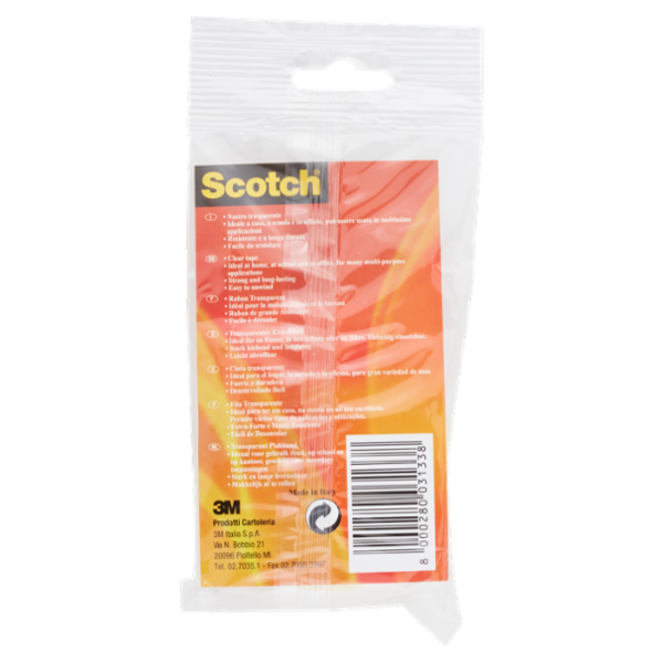 Scotch Nastro trasparente 15 mm x 33 m