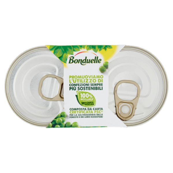 Bonduelle Piselli Bio cotti al vapore 2 x1 50 g