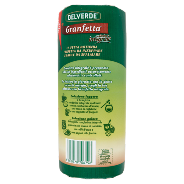 Delverde Granfetta con farina integrale 80 fette 600 g