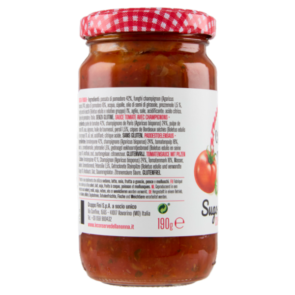 Le Conserve della Nonna Sugo ai Funghi 190 g