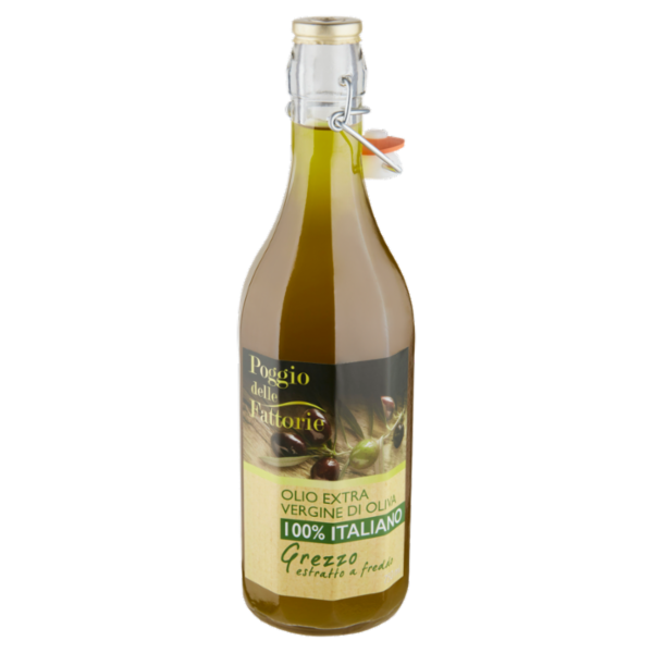 Poggio delle Fattorie Olio Extra Vergine di Oliva 100% Italiano Grezzo 750 ml