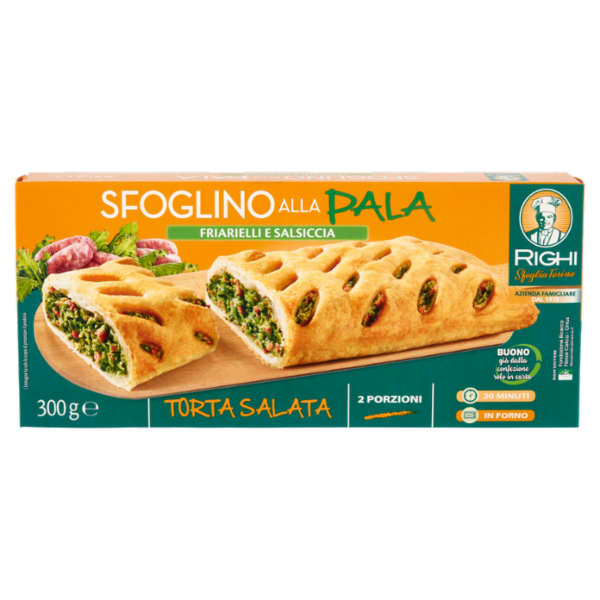 Righi Sfoglino alla Pala Friarielli e Salsiccia 300 g