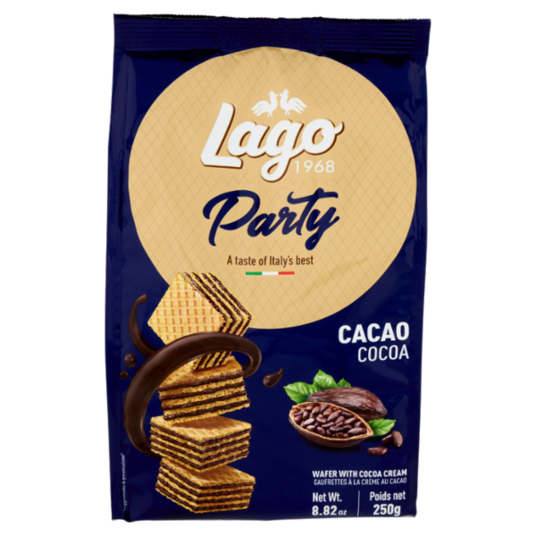 Gastone Lago Party Wafers Cacao 250 g