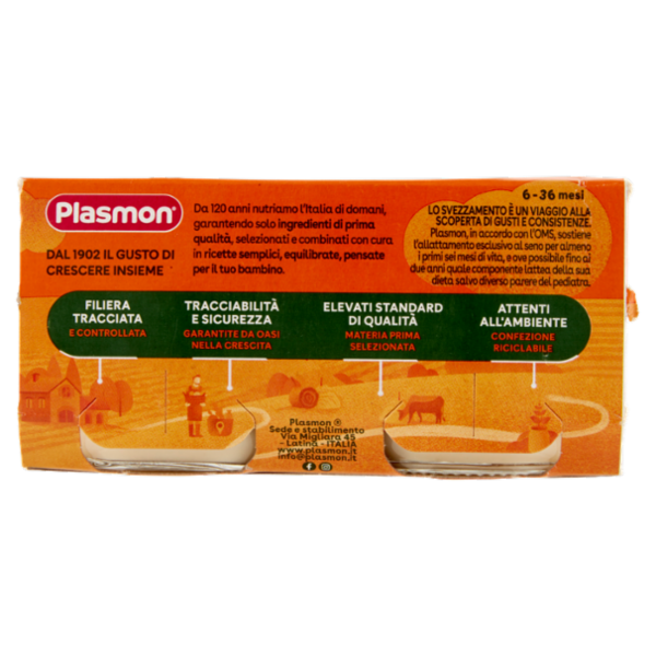 Plasmon Omogeneizzato Spigola con patate 2 x 80 g