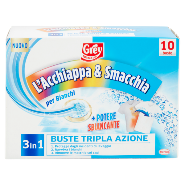 GREY L'Acchiappa&Smacchia per Bianchi 10 buste