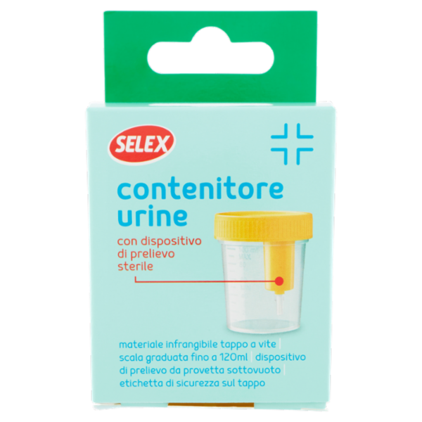 Selex Contenitore Sterile per Urine con Dispositivo di Prelievo Sterile