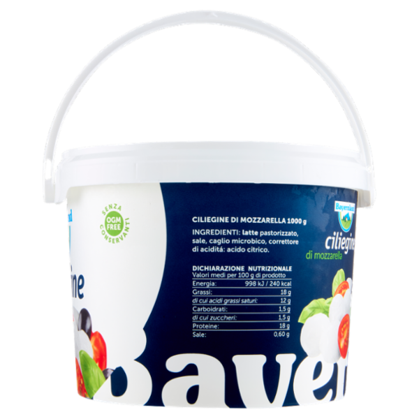 Bayernland ciliegine di mozzarella 1000 g