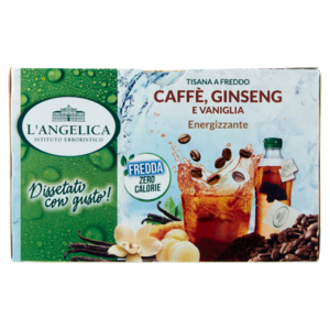 L'Angelica Tisana a Freddo Caffè, Ginseng e Vaniglia 18 Filtri 30,6 g