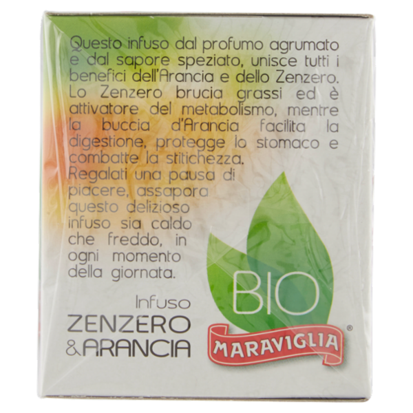 Maraviglia Bio Infuso Zenzero & Arancia 15 buste filtro 35 g