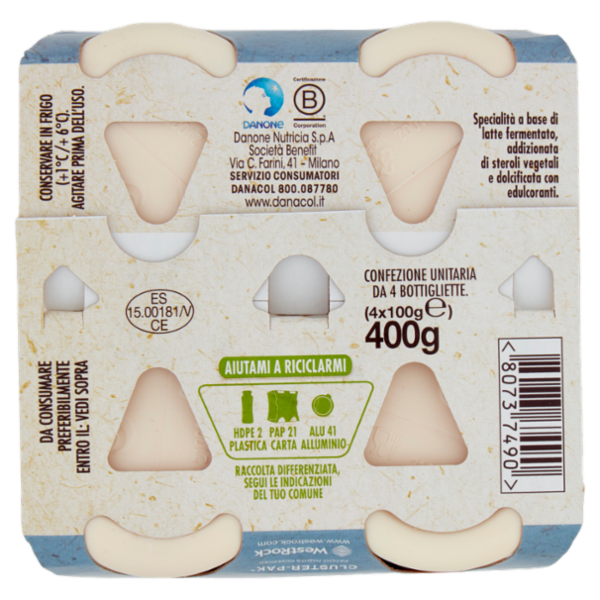 Danacol Bianco 4 x 100 g
