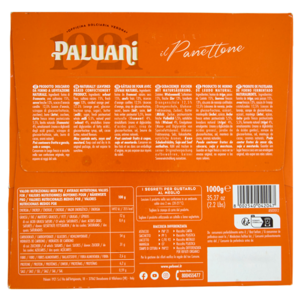 Paluani Panettone Soffice 1000 g