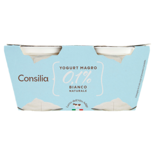 Consilia Yogurt Magro 0,1% Bianco Naturale 2x125 g