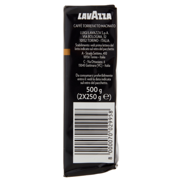 Lavazza Selezione Premium Qualità Oro Caffè d'Altura Macinato 2 x 250 g