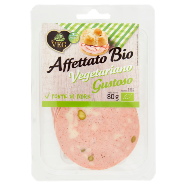 io VEG Affettato Bio Vegetariano Gustoso 80 g
