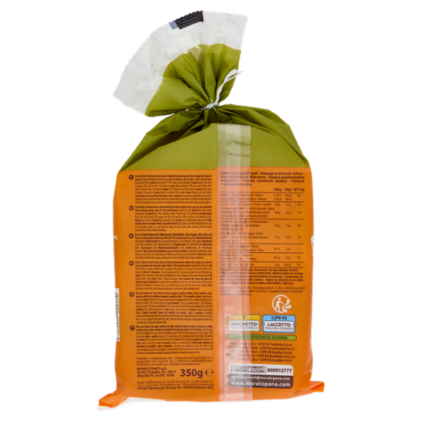 Morato Bruschelle 7 Cereali con Farina Integrale e Olio d'Oliva 12 Mini Bruschette 350 g