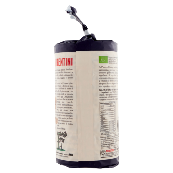 Fiorentini le Originali Gallette Bio Sorgo e Canapa 120 g
