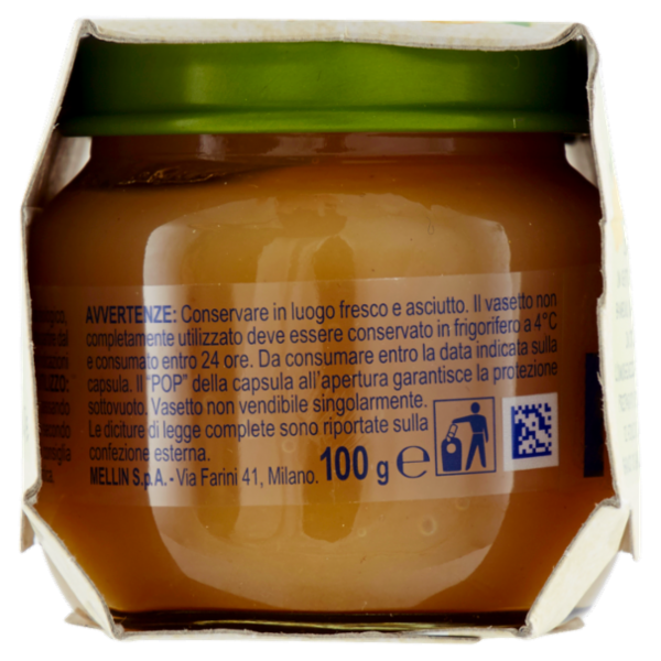 Mellin Viaggio d'Italia Mela Golden Omogeneizzato 2 x 100 g