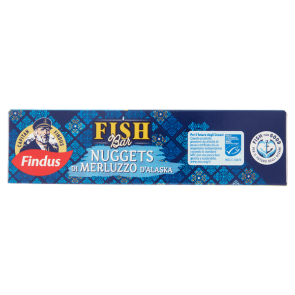 Capitan Findus Fish Bar Nuggets di Merluzzo D'Alaska 245 g
