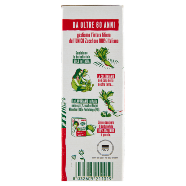 Italia Zuccheri Zucchero semolato 100% italiano - astuccio 1kg