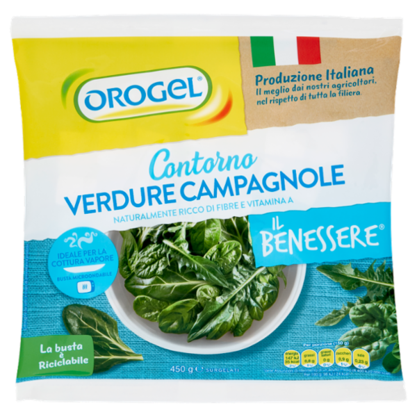 Orogel Il Benessere Contorno Verdure Campagnole Surgelati 450 g