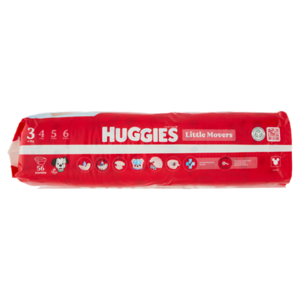 Huggies ultra comfort Pannolini 3 4-9 Kg 56 pz
