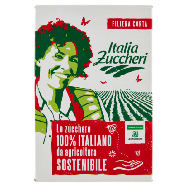 Italia Zuccheri Zucchero semolato 100% italiano - astuccio 1kg