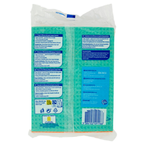 Spontex Panni Spugna x8