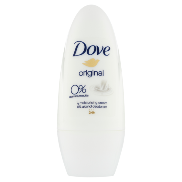 Dove original 0% aluminium salts 50 ml