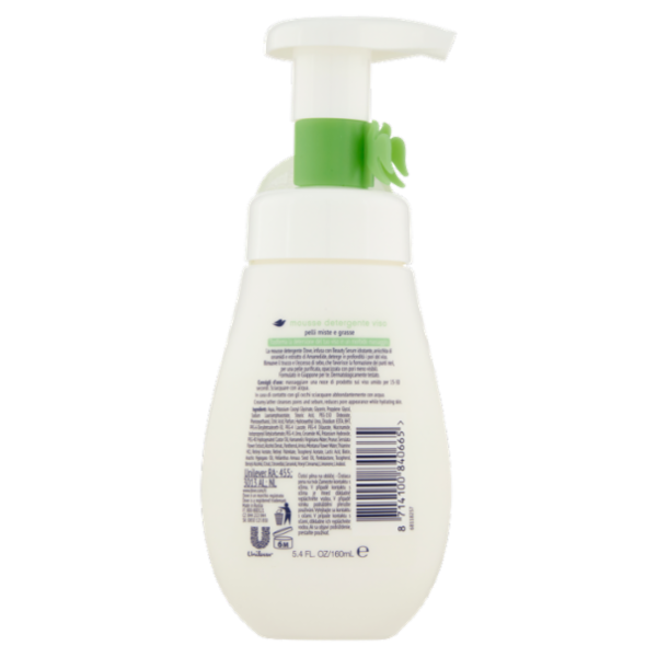 Dove Mousse Detergente Viso Purificante pelli miste e grasse 160 mL