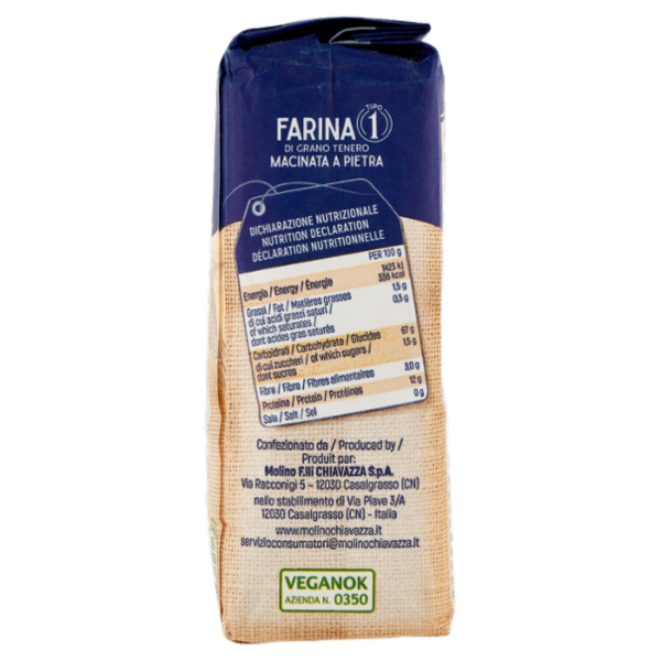 Il Molino Chiavazza Farina Tipo 1 di Grano Tenero 500 g