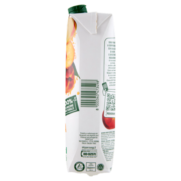 Zuegg Skipper Senza zuccheri aggiunti* Pesca 1000 ml