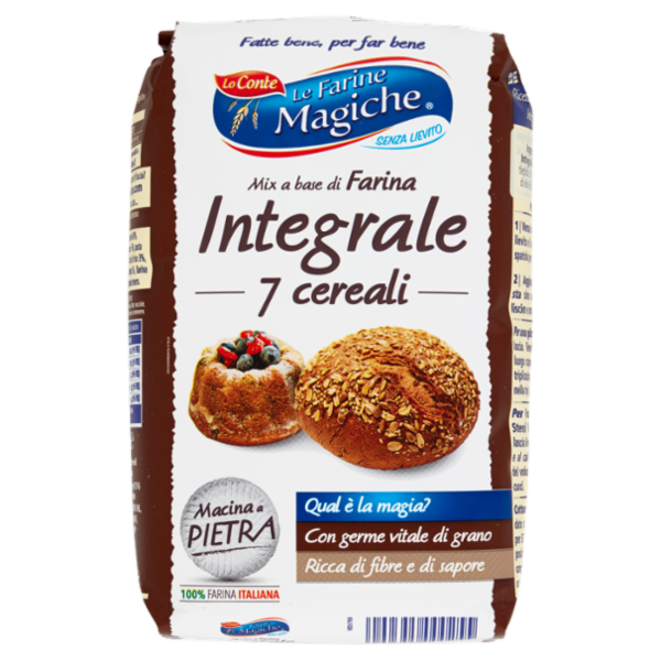 Le Farine Magiche Mix a base di Farina Integrale 7 cereali 900 g