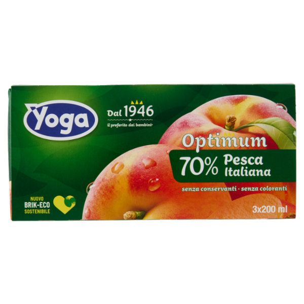 Yoga Optimum 70% Pesca Italiana 3 x 200 ml