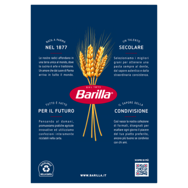Barilla Pasta Conchiglie Rigate n.93 100% Grano Italiano 500g