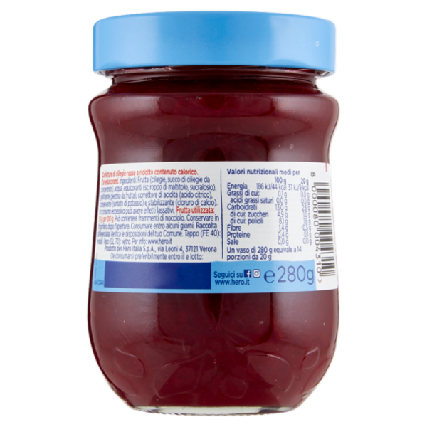 Hero Light Ciliegie Rosse 280 g