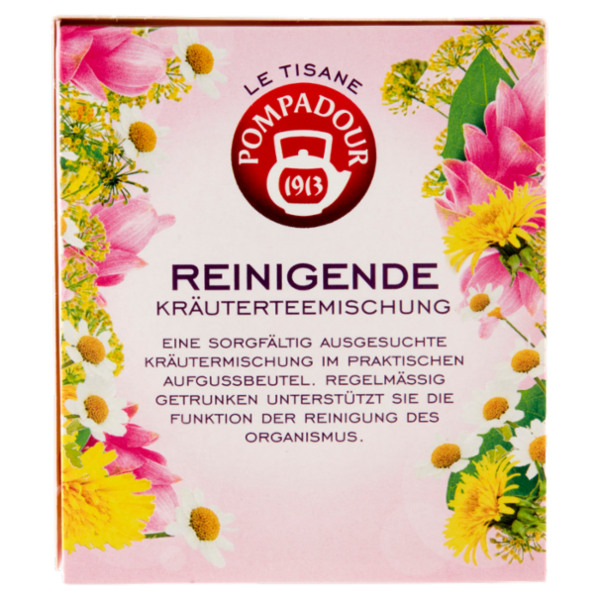 Pompadour Le Tisane Plus Depurativa con Tarassaco e Curcuma 18 x 2,2 g