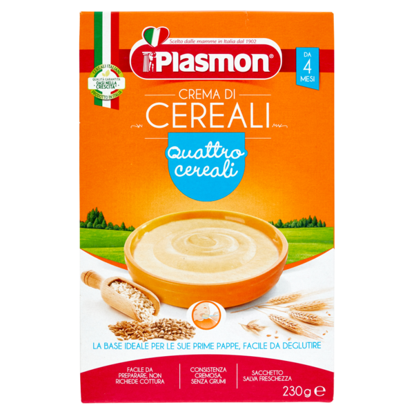 Plasmon Crema di Cereali Quattro cereali 230 g