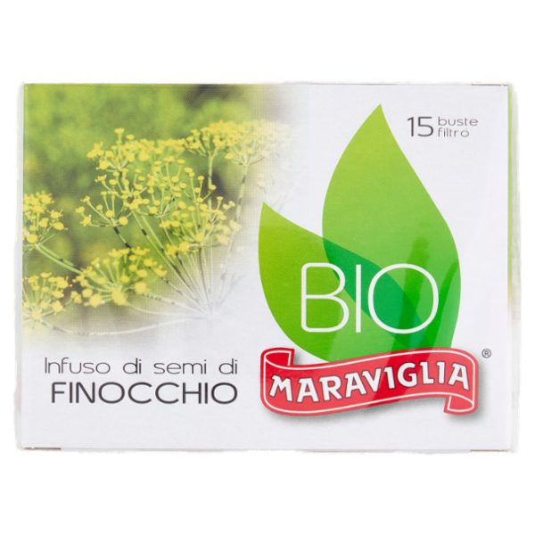 Maraviglia Bio Infuso di semi di Finocchio 15 buste filtro 30 g
