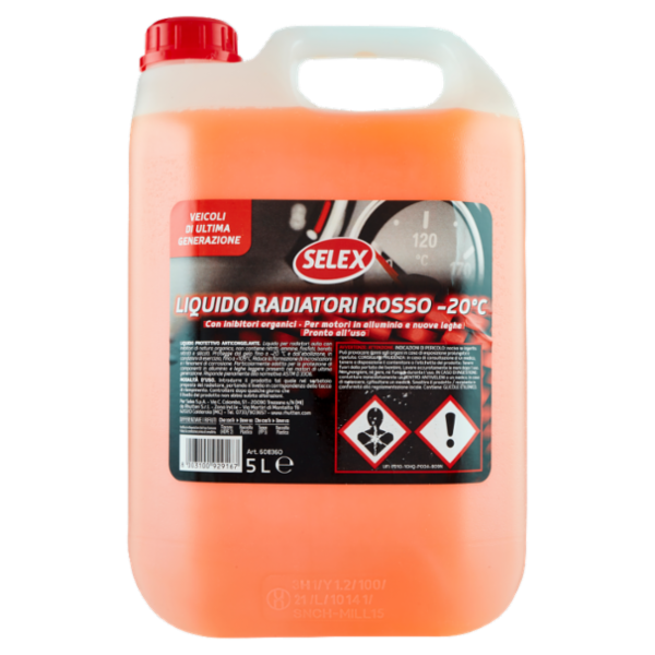 Selex Accessori Auto Liquido Radiatori -20° 5 L